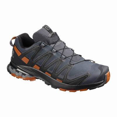 Férfi Salomon XA PRO 3D V8 GORE-TEX WIDE Terepfutó Cipő SA8714653 Sötét Kék/Fekete